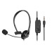 Гарнітура ПК моно On-ear 2E CH11 mini-jack, omni-mic, 1.2м, чорний