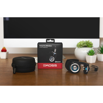 Навушники On-Ear Koss Porta Pro, BT 5.2, Wireless, Mic, Чорний