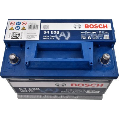 Акумулятор Bosch S4 12В 70А·год 760А R+ (0 092 S4E 081)