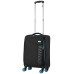 Валіза 2E, Trek, поліестер, мала, 35л, TSA, 4 колеса, чорний