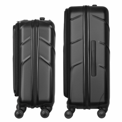 Набір валіз Wenger Amplix Hardside, полікарбонат, (S+M), TSA, 4 колеса, EXP, чорний Набір валіз Wenger Amplix Hardside, полікарбонат, (S+M), TSA, 4 колеса, EXP, чорний