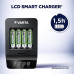 Зарядний пристрій Varta LCD Smart Plus Charger 4хNI MH AA2100 мА•год
