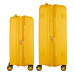 Набір валіз 2E, Aero, поліпропілен, (M+S), TSA, 4 колеса, EXP, бурштиново-жовтий Набір валіз 2E, Aero, поліпропілен, (M+S), TSA, 4 колеса, EXP, бурштиново-жовтий