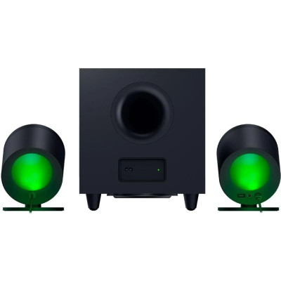 Акустична система Razer Nommo V2 Pro 2.1, USB-A/BT, RGB, чорний