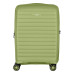 Валіза 2E, Aero, поліпропілен, мала, 35/44 л, TSA, 4 колеса, EXP, оливково-зелений