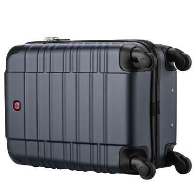 Валіза Wenger, Amplar, мала, пластик, 4 колеса, синя