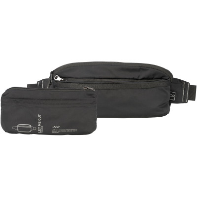 Сумка через плече, розкладна, Tucano Let Me Out Crossbody, чорна