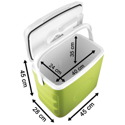 Холодильник дорожній Sencor, 44x46х29.2, 29л, 1дв., зелений Холодильник дорожній Sencor, 44x46х29.2, 29л, 1дв., зелений