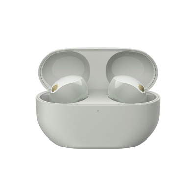 Навушники TWS Sony WF-1000XM5 BT 5.3, ANC, Hi-Res, IPX4, SBC, AAC, LDAC, LC3,  Сріблястий