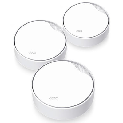 Система WiFi-Mesh TP-LINK Deco X50 AX3000, 1xGE LAN/WAN, 1x2,5GE LAN/WAN, 3мод, PoE