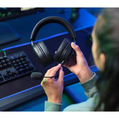 Гарнітура ігрова Trust GXT 490 FAYZO, 7.1, USB-A, 2м, чорний