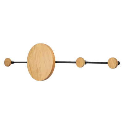 Світильник настінний LEDVANCE Decor Perchero Wood 6Вт 620Лм 3000K WiFi чорний Світильник настінний LEDVANCE Decor Perchero Wood 6Вт 620Лм 3000K WiFi чорний