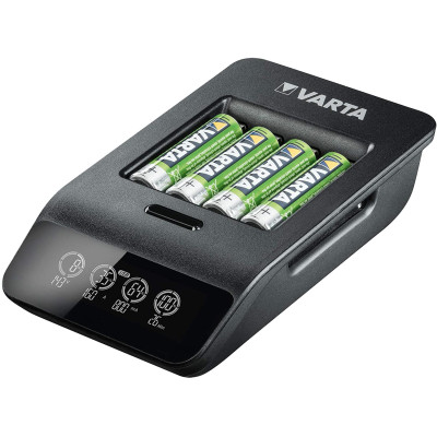 Зарядний пристрій Varta LCD Smart Plus Charger 4хNI MH AA2100 мА•год
