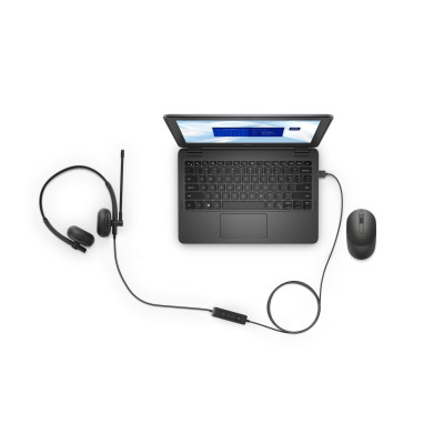 Гарнітура Dell Wired Headset - WH125, чорний
