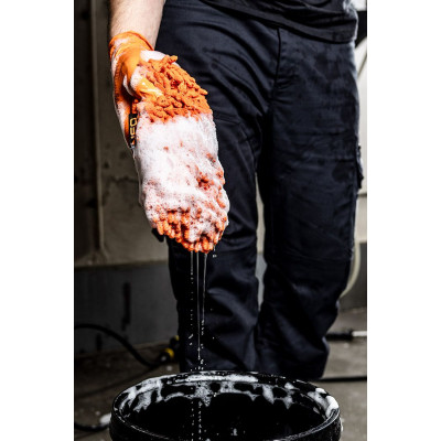 Губка для миття автомобіля Neo Tools з мікрофібри 26х12х6см 0.11кг