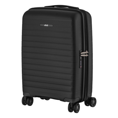 Валіза 2E, Aero, поліпропілен, мала, 35/44 л, TSA, 4 колеса, EXP, чорна Валіза 2E, Aero, поліпропілен, мала, 35/44 л, TSA, 4 колеса, EXP, чорна