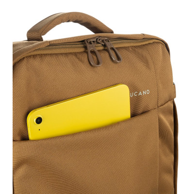 Сумка дорожня на 2-х колесах, Tucano Tugo M Trolley, 45л, поліестер, коричнева