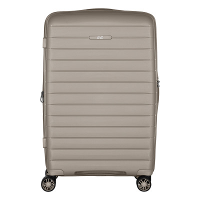 Валіза 2E, Aero, поліпропілен, середня, 63/78 л, TSA, 4 колеса, EXP, сіро-коричневий Валіза 2E, Aero, поліпропілен, середня, 63/78 л, TSA, 4 колеса, EXP, сіро-коричневий