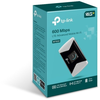 Мобільний Маршрутизатор TP-LINK M7650 N600, 4G/LTE , 3000мА*год