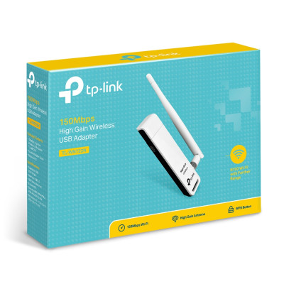 Адаптер WiFi TP-LINK TL-WN722N N150, USB