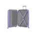 Валіза American Tourister, Soundbox, поліпропілен, середня, 67см, 71.5/81л, TSA, 4 колеса, EXP, лавандовий