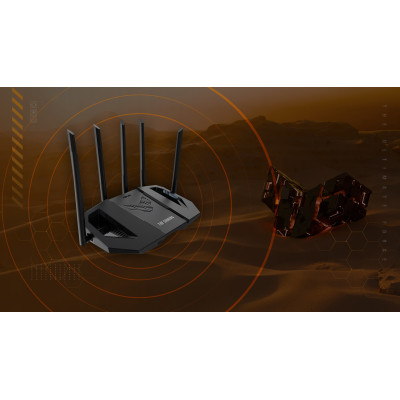 Маршрутизатор ASUS TUF-BE6500 BE6500, 3x2.5GE LAN, 1x2.5xGE WAN, 1xUSB3.2, MESH