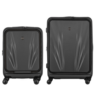 Набір валіз Wenger Skyon Hardside, полікарбонат, (S+L), TSA, 4 колеса, розширення, сірий