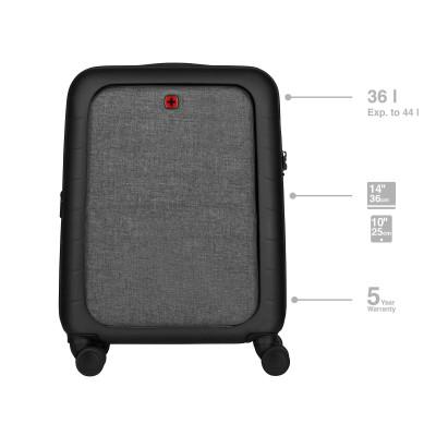 Валіза Wenger, Syntry, полікарбонат/поліестер, мала з відс для н/б 14