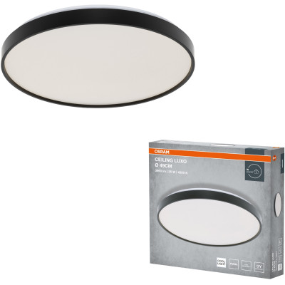Світильник накладний OSRAM CEILING LUXO 36Вт 4000К чорний