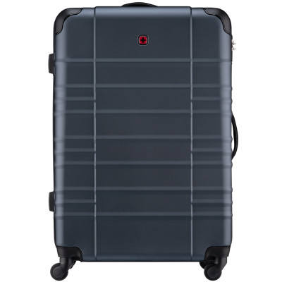 Валіза Wenger, Amplar, велика, пластик, 4 колеса, синя