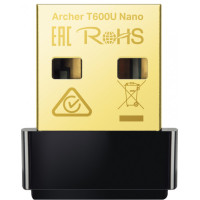 Адаптер WiFi TP-LINK Archer T600U nano AC600, USB