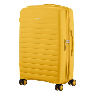 Набір валіз 2E, Aero, поліпропілен, (M+S), TSA, 4 колеса, EXP, бурштиново-жовтий Набір валіз 2E, Aero, поліпропілен, (M+S), TSA, 4 колеса, EXP, бурштиново-жовтий