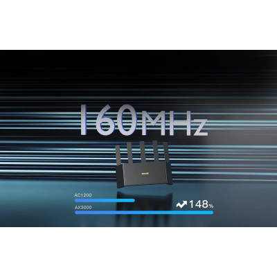 Маршрутизатор TENDA RX12LPro AX3000, 3xGE LAN, 1xGE WAN