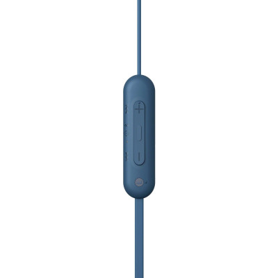 Навушники In-ear Sony WI-C100 BT 5.0, IPX4, SBC, AAC, Wireless, Mic, Синій