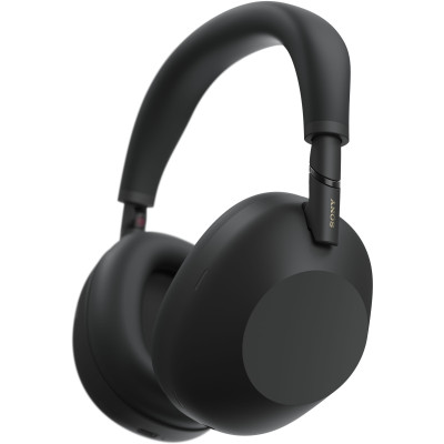 Навушники Over-ear Sony WH-1000XM6 BT 5.3, ANC, Hi-Res, AAC, LDAC, LC3, Wireless, Mic, Чорний