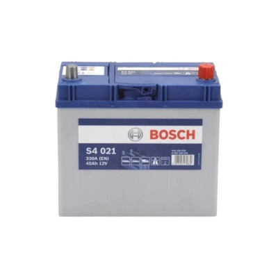 Акумулятор Bosch S4 12В 45А·год 330А R+ товстий конус (EN Euro) (0 092 S40 210)