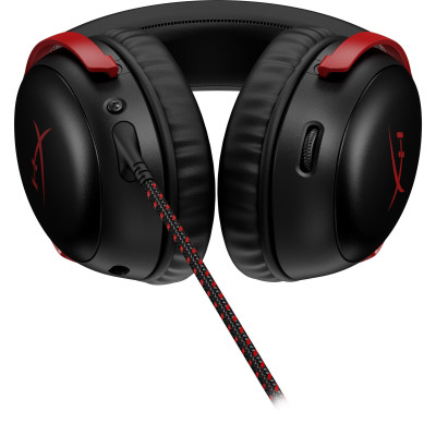 Гарнітура ігрова HyperX Cloud III, mini-jack/USB-A/USB-C, 1.2м/1.3м, чорно-червоний Гарнітура ігрова HyperX Cloud III, mini-jack/USB-A/USB-C, 1.2м/1.3м, чорно-червоний