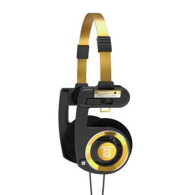 Навушники On-Ear Koss Porta Pro Classic, 3.5 mini-jack, 1.2м, Чорний Золото