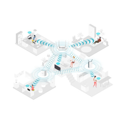 WiFi-система D-Link M15-3 EAGLE PRO AI AX1500 Mesh WiFi (3шт)