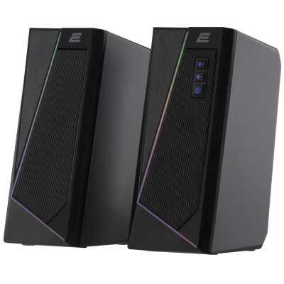 Акустична система 2E PCS233 RGB, 2.0, USB, Black