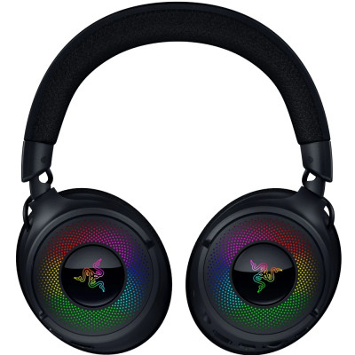 Гарнітура ігрова Razer Kraken V4, USB-A/WL/BT, RGB, чорний