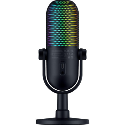 Мікрофон геймінговий Razer Seiren V3 Chroma, Uni, RGB, USB-A, 2м, чорний