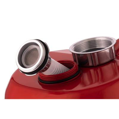 Каністра 2E паливна горизонтальна 5л метал 0.6мм, 1.5кг, червоний Каністра 2E паливна горизонтальна 5л метал 0.6мм, 1.5кг, червоний