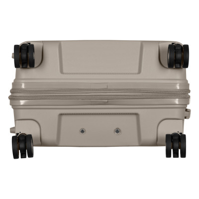 Набір валіз 2E, Aero, поліпропілен, (M+S), TSA, 4 колеса, EXP, сіро-коричневий Набір валіз 2E, Aero, поліпропілен, (M+S), TSA, 4 колеса, EXP, сіро-коричневий