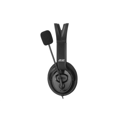 Гарнітура ПК стерео Over-ear 2E CH13 mini-jack, omni-mic, 1.2м, чорний