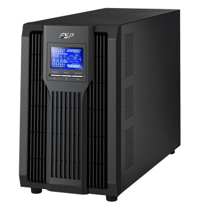 Джерело безперебійного живлення FSP Champ 3K, 3000VA/2700W, LCD, USB, 4xSchuko