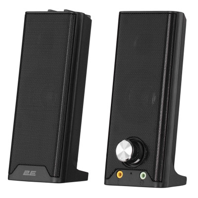 Акустична система 2E PCS203, 2.0, USB, Metal Black