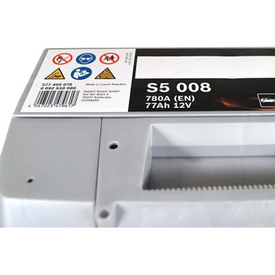 Акумулятор Bosch S4 12В 77А·год780А R+ (0 092 S50 080)