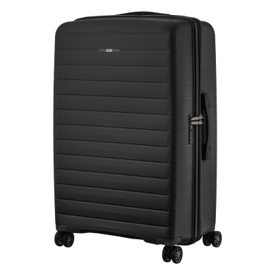 Набір валіз 2E, Aero, поліпропілен, (L+M+S), TSA, 4 колеса, EXP, чорний