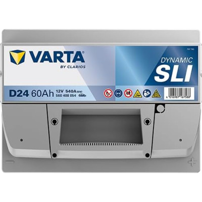 Акумулятор Varta Dynamic SLI 12В 60Аг 540А R+ (560408054)